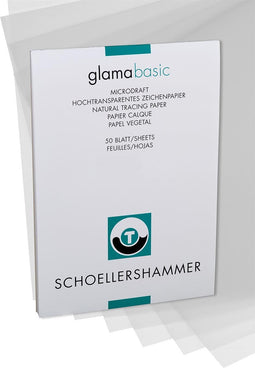 Ontwerpblok Schoellershammer A3 80-85gr transparant 50vel | 10 stuks