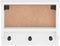 vidaXL - Wandkapstok - SANDNES - wit - 45x12x35 - cm - massief - grenenhout
