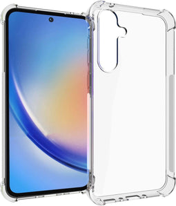 iMoshion Hoesje Geschikt voor Samsung Galaxy A35 Hoesje Siliconen - iMoshion Shockproof Case - Transparant