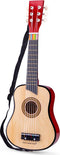 New Classic Toys® Houten Speelgoedgitaar - Speelgoedinstrument - Inclusief muziekboekje - Bruin/Naturel