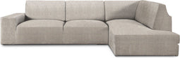 Hoes voor chaise longue met lange armleuning rechts Eysa ROC Wit 110 x 120 x 500 cm