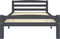 vidaXL - Bedframe - massief - grenenhout - donkergrijs - 90x200 - cm
