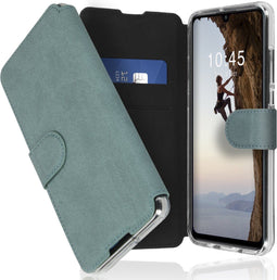 Accezz Hoesje Geschikt voor Huawei P30 Lite Hoesje Met Pasjeshouder - Accezz Xtreme Wallet Bookcase - Lichtblauw