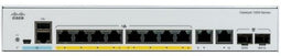 Cisco C1000-8P-E-2G-L - Managed Switch - 8x 100Mbps Poorten - 2x Combo SFP - PoE (67W)