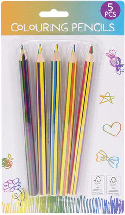 Jumbo Kleurpotloden Multicolor, 5st.