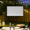 vidaXL - Projectiescherm - met - statieven - 90 - inch - 16:9