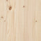 vidaXL - Hoofdbord - 80,5x4x100 - cm - massief - grenenhout