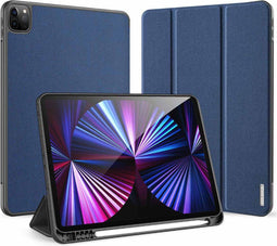 Dux Ducis Domo - iPad Pro 11 (2021) Hoes - Auto Sleep/Wake - Donker Blauw