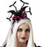 Halloween/horror verkleed diadeem/tiara - vleermuizen en bloemen - kunststof - dames/meisjes
