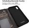 iMoshion Hoesje Geschikt voor iPhone Xr Hoesje Met Pasjeshouder - iMoshion Design Bookcase smartphone - Zwart / Sky Black