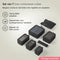 ONYX Compressie Packing Cubes - 7 stuks - Koffer Organizer Set - Compressie rits - Voor koffers en tassen - Bagage & Backpack Compression - Zwart