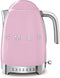 Smeg KLF04PKEU - Waterkoker - 7 temperatuurinstellingen - Roze