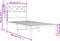 vidaXL - Bedframe - met - hoofdbord - metaal - zwart - 90x190 - cm
