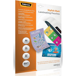 Fellowes lamineerhoezen Admire A4 - Stylish mat - 80 micron - 25 stuks