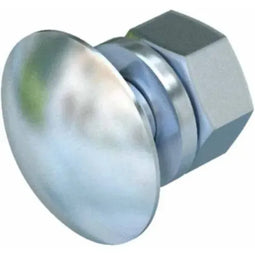 Bolkopschroef fire.vz - Slotbout M10x25mm - Inclusief zeskantmoer en sluitring (50 stuks)