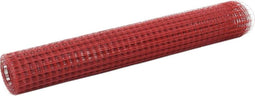 vidaXL Draadgaas vierkant 10x1 m staal met PVC coating rood
