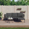 vidaXL - 3-delige - Loungeset - met - kussens - poly - rattan - donkergrijs
