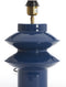 Light & Living Tafellamp Petch - 26cm - Blauw - excl. kap