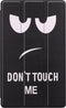 imoshion Tablet Hoes Geschikt voor Samsung Galaxy Tab A7 Lite - imoshion Design Trifold Bookcase - Zwart / Meerkleurig /Don't touch