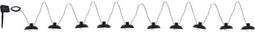 Solar guirlande - Luna - 5 m - Zwart - 10 lampen - 50 lumen - USB oplaadbaar