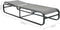 vidaXL - Ligbedden - 2 - st - met - tafel - textileen - en - aluminium