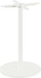 Urban Terrastafel Wit Frame + Tropical Wood HPL 70 cm - Essentials 130021270