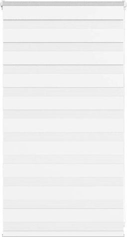 vidaXL - Zebra - Blind - 85x100 - cm - stofbreedte - 80,9 - cm - polyester - wit
