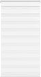 vidaXL - Zebra - Blind - 85x100 - cm - stofbreedte - 80,9 - cm - polyester - wit