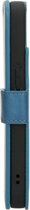 Mobiparts iPhone 14 - Classic Wallet Case - Ruimte voor pasjes - Steel Blue