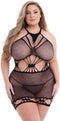 Jurk Baci Lingerie Zwart (Queen size)