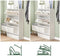 SoBuy FSR134-W - Schoenenkast met Bank - 2 Kleppen 2 Lades - Wit