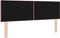 vidaXL - Hoofdbord - met - Knopen, - Getuft, - Roze, - 140 - cm, - Fluweel