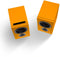 PSB Alpha iQ - Boekenplank Speaker - DAB+ Radio - 60W RMS - Oranje