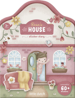 Little Dutch Rosa & Friends - Herbruikbare sticker speelset - 3 vellen stickers (3 stuks)