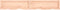 vidaXL - Wandschap - 180x30x(2-4) - cm - onbehandeld - massief - eikenhout