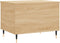 vidaXL - Salontafel - 60x44,5x45 - cm - bewerkt - hout - sonoma - eikenkleurig