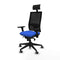 Bureaustoel met hoofdsteun Piqueras y Crespo 3D066G1 Blauw