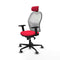 Piqueras y Crespo 2D036G2 - Bureaustoel - Verstelbare hoofdsteun en hoogte - Rood