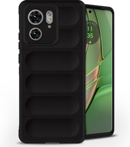 imoshion Hoesje - Geschikt voor Motorola Edge 40 - EasyGrip Backcover - Zwart