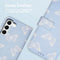 iMoshion Hoesje Geschikt voor Samsung Galaxy S22 Hoesje Met Pasjeshouder - iMoshion Design Bookcase smartphone - Blauw / Butterfly