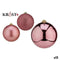 Set kerstballen Krist+ 00739 Roze PVC (12 Stuks)