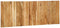 vidaXL - Hoofdbord - 140 - cm - massief - acaciahout