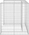 vidaXL - Schanskorf - voor - container - 110x100x110 - cm - gegalvaniseerd - staal