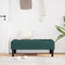 vidaXL - Ligzetel - Donkergroen - 113x57x39 - cm - Stof
