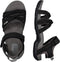 Teva W TIRRA LEATHER - Wandelsandalen - Blokhak - Kleur BLACK