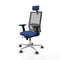 Horna Traslack Piqueras y Crespo 2D086G2 - Bureaustoel met hoofdsteun - Verstelbare hoogte en armleuning - Marineblauw