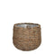 Mica Decorations Avalon Plantenmand - Handgevlochten zeegras - 30 x 30 x 31 cm - Bruin