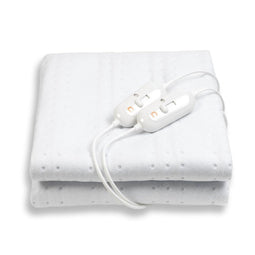 Cresta Care KTS102 Elektrische Warmtedeken 2 persoons machine wasbaar cosy fleece 160x140 cm