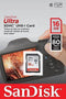 SanDisk Ultra - SDHC Geheugenkaart 16GB - Class 10 - 48 MB/s (1 stuk)