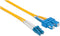Intellinet 473729 - Fibre Kabel - LC naar SC - 500cm - Geel